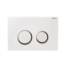 Cмывная клавиша, двойной смыв, рамка-бел./кнопка-хр.мат./кольцо-хр.мат. Geberit Sigma20 115.778.KL.1
