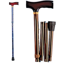 Трость телескопическая складная 10121