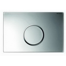 Клавиша Sigma 10 рамка, кнопка структ.хром/обод кнопки мат.хром