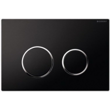 Клавиша Sigma 20 рамка, кнопка черная/обод кнопки - хром