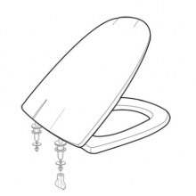 Крышка-сиденье IFO CITY 99560 метал.крепеж