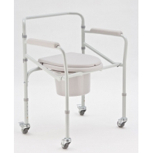 Кресло туалетное Н 005В на колесах 201100008