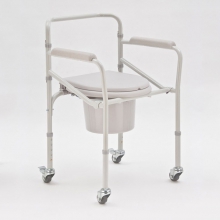 Кресло туалетное Н 023В на колесах  201100007