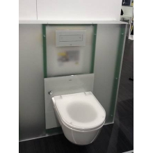 Облицовочная стеклянная пластина 480 x 550 для рамы 708764 Viega ESG klar/hellgrau 708962