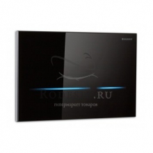 Смывная клавиша, двойной смыв, черное стекло (бесконтактная) Geberit Sigma80 116.090.SG.1