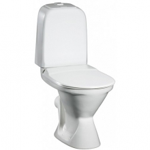 Унитаз напольный Gustavsberg Basic 392 с крышкой