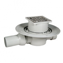 Viega трап горизонт. гидрозатвор решетка 150х150 нерж. 557140